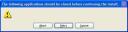 Microsoft Windows error message