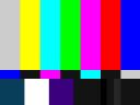 This is a standard color test pattern.